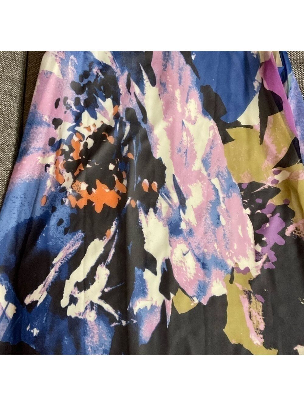 Just Taylor Women’s Chiffon Floral Abstract Dress 8 Used - Picture 6 of 12